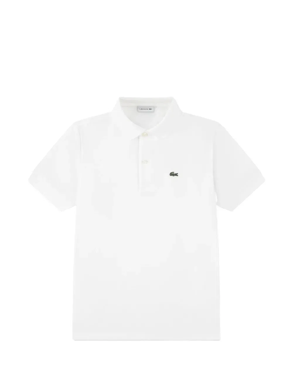 Рубашка-поло с коротким рукавом Lacoste Kids, белый