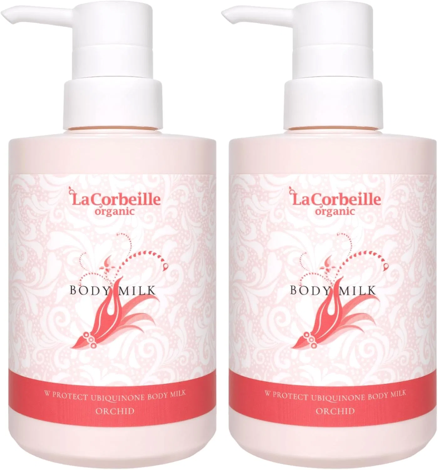 Молочко для тела La Corbeille W Protect Ubiquinone Body Milk, 400 мл, аромат орхидеи Lacorbeille