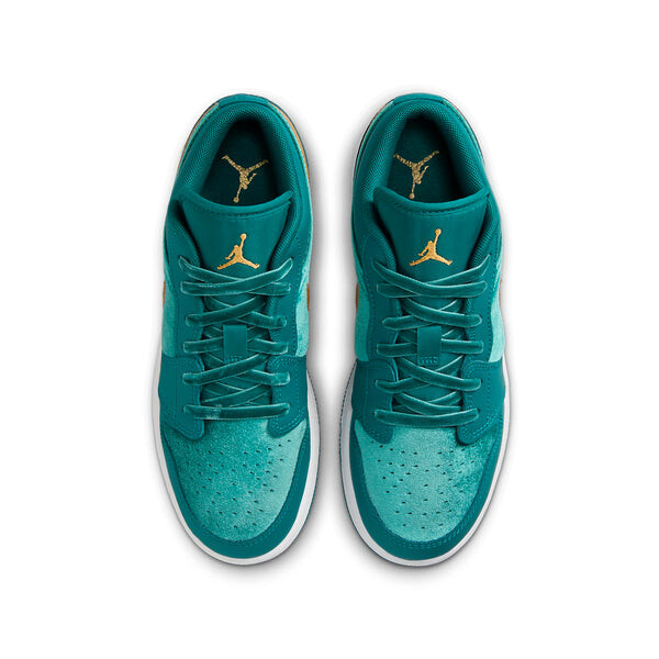 Кроссовки 1 low se velvet 'geode teal velvet' Air Jordan, мультиколор — фото 4