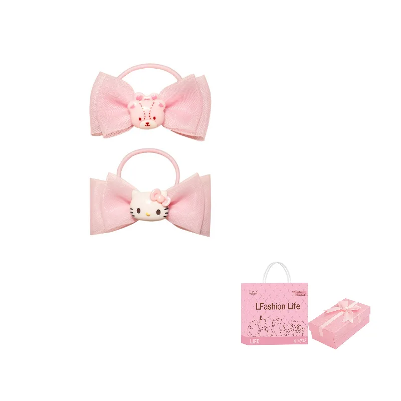 Резинка для волос женская Sanrio, Hello Kitty Bowknot 1 Pair