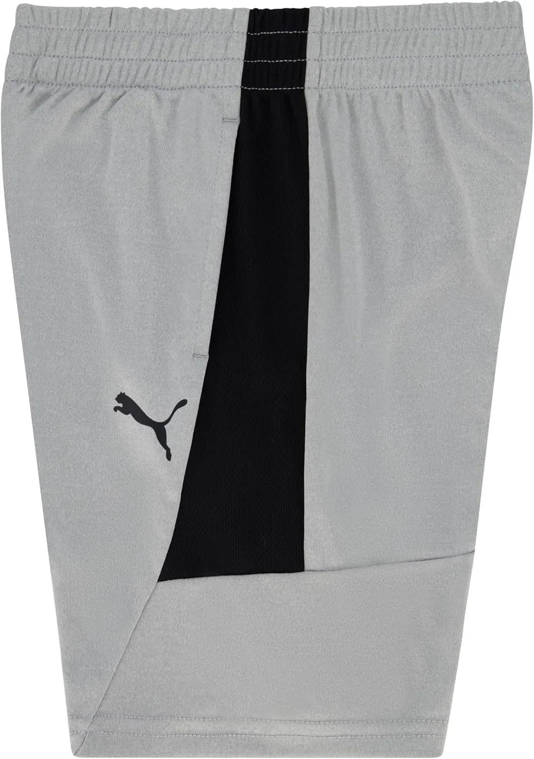 Детские спортивные шорты Puma Core Essential, светло-серый меланж — фото 3