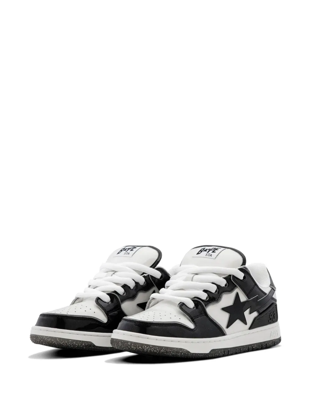 Кроссовки Bape Sk8 Sta на шнуровке A Bathing Ape, белый — фото 2