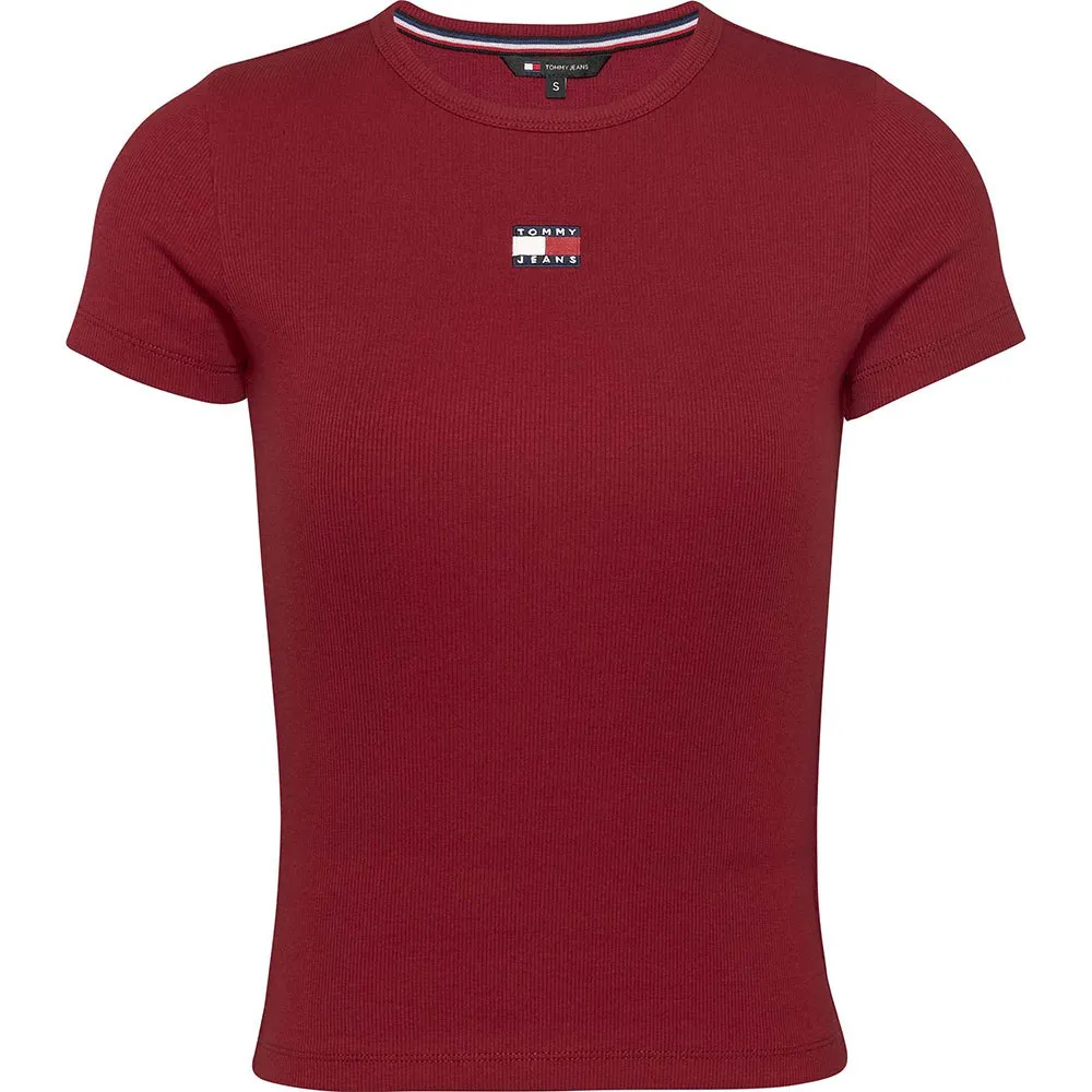 

Футболка Tommy Jeans Badge Rib, красный