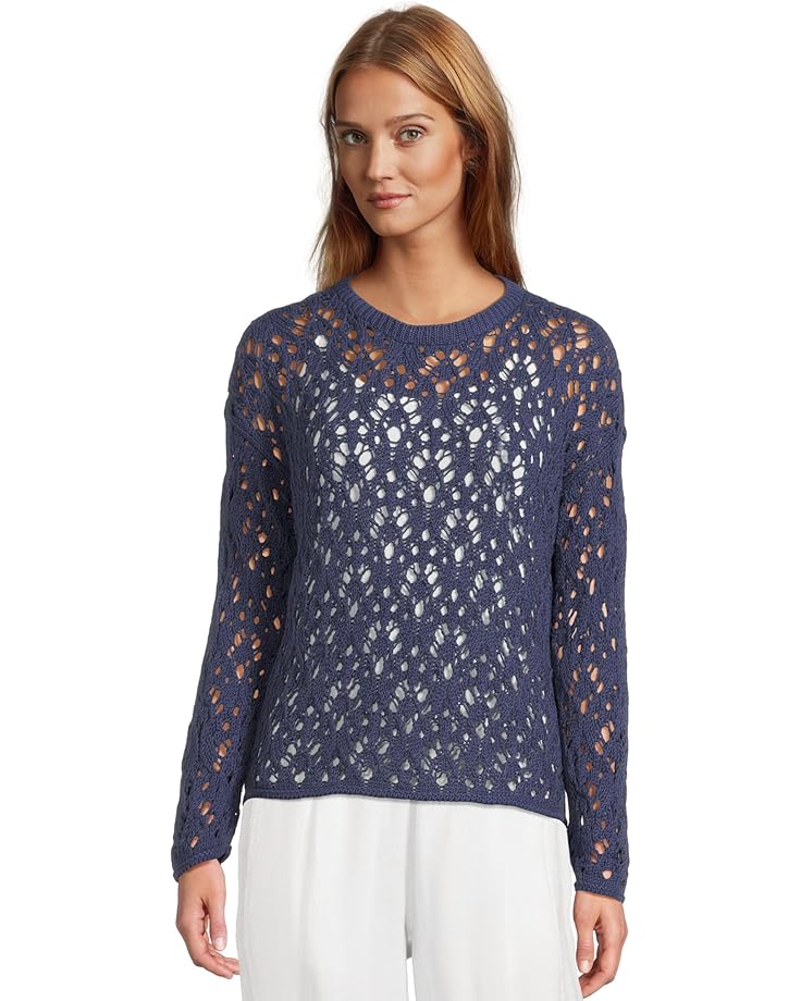 

Свитер Eileen Fisher Crew Neck Sweater, цвет Bluette