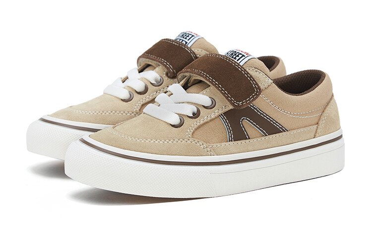 Кроссовки vision street wear Stick Kids Skateboarding Shoes Kids Low-top Milk Tea Brown, цвет Oatmeal — фото 3