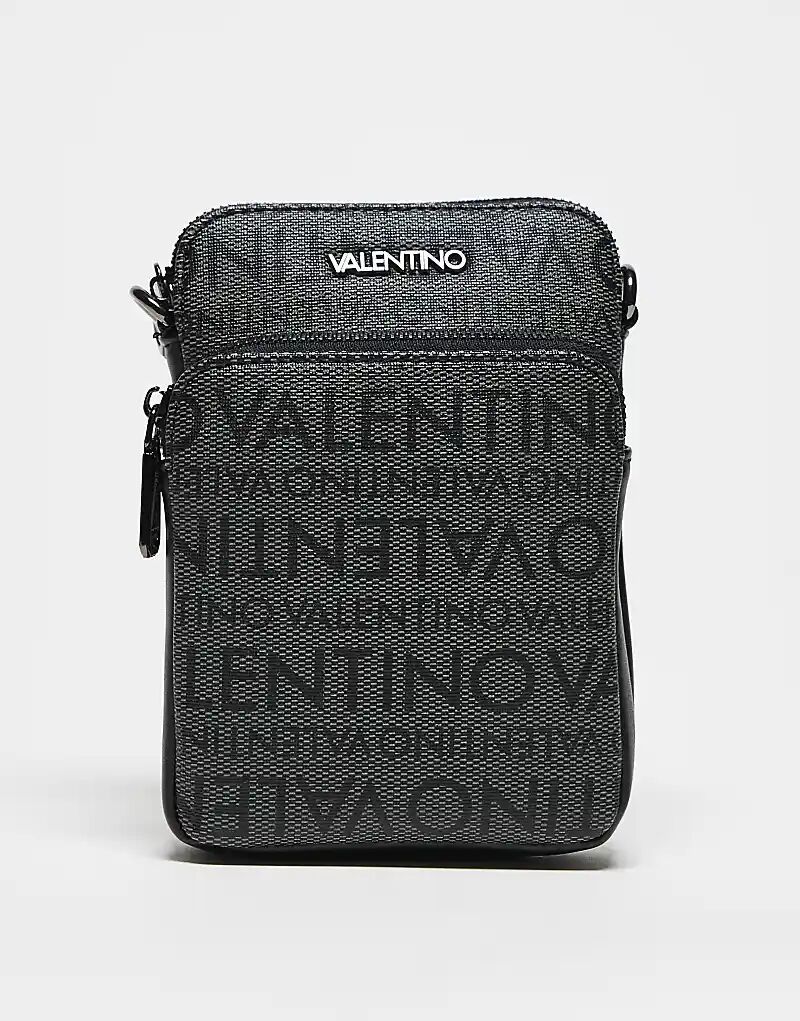 

Сумка через плечо Valentino Billion с монограммой в сером и черном цветах Valentino Bags