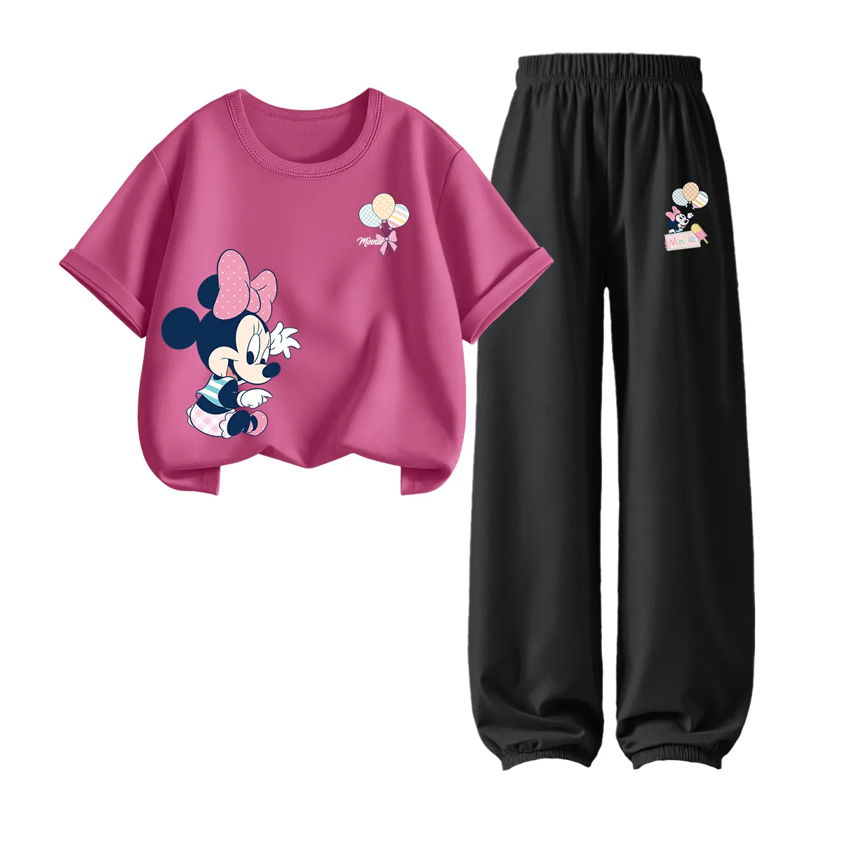 Повседневная спортивная одежда для детей 3-7 лет Disney, Dile Play K Berry Red+D Balloons K Glacier Gray — фото 3
