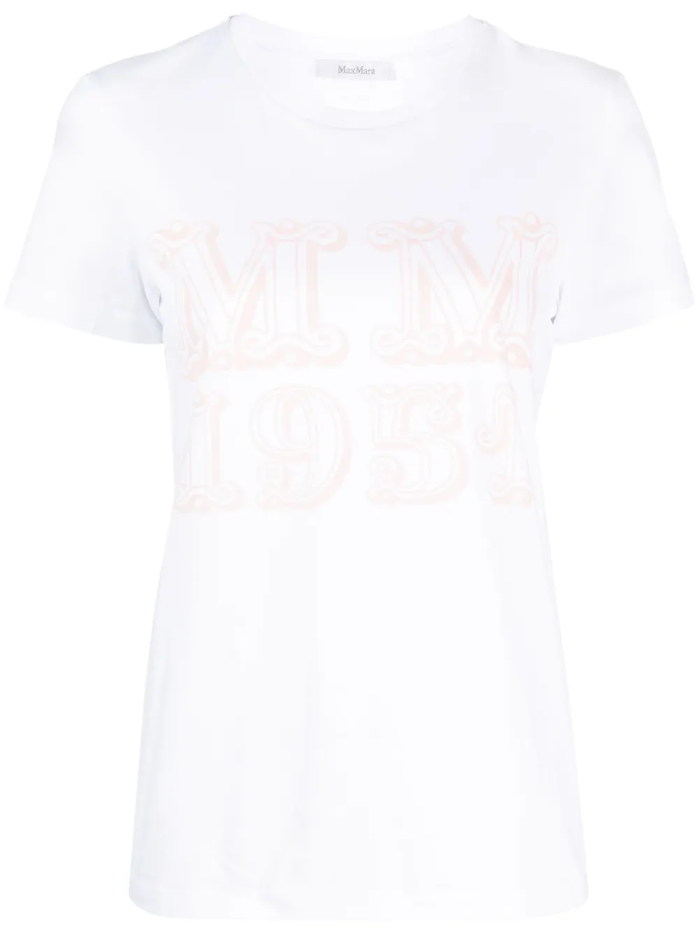 

Футболка с логотипом MAX MARA, белый