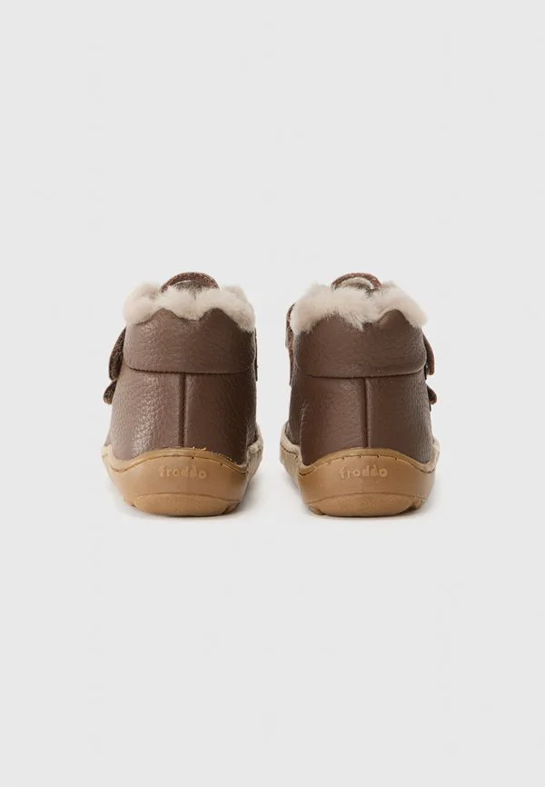 Зимние меховые сапоги унисекс без каблука Froddo, Brown — фото 3
