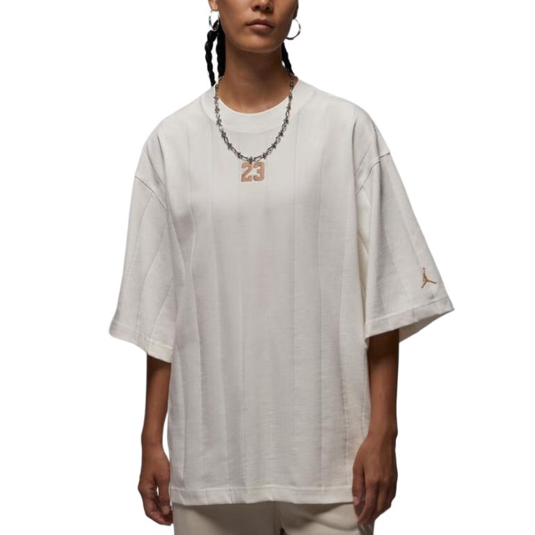 

Jordan Футболка женская экрю, Белый, Jordan Футболка женская экрю