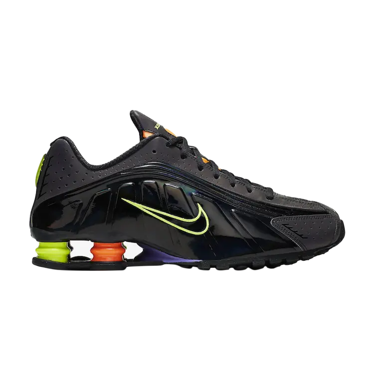 

Кроссовки Nike Shox R4 'Black Multi Volt', черный