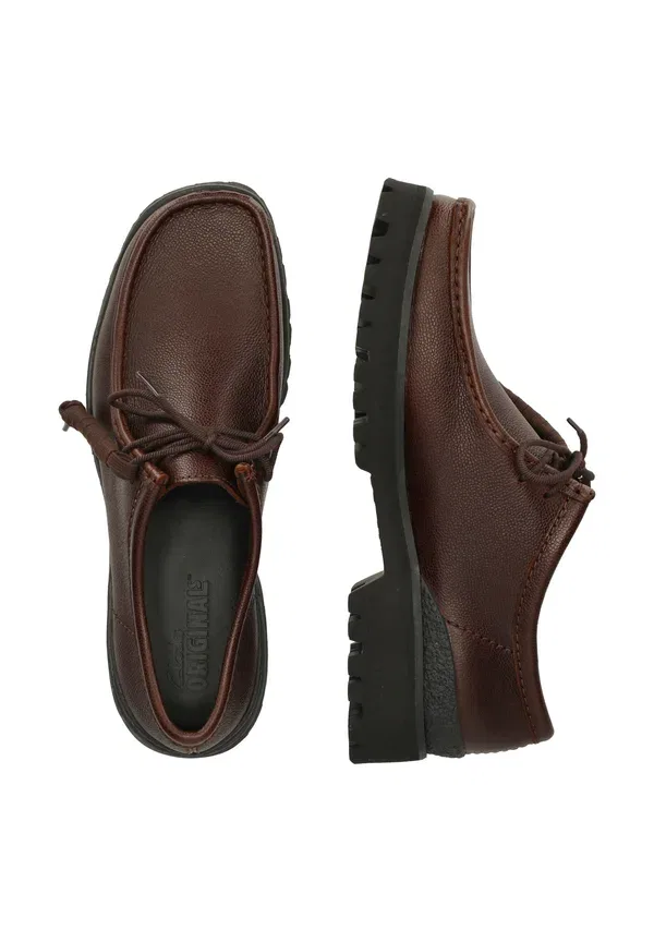 Ботинки повседневные Clarks Originals Walla yukoner casual lace ups, коричневый скотч грей — фото 3