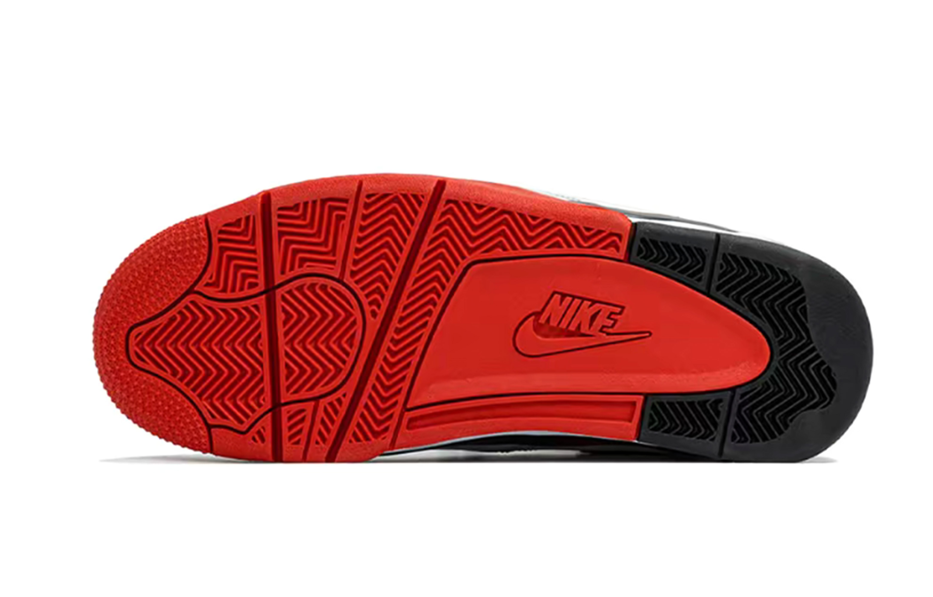 Nike Кроссовки баскетбольные Mid top Flight Legacy Slip Resistant Abrasion Resistant Vintage Unisex Red Gold Black — фото 2