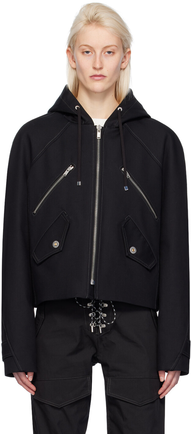 

Черная куртка на молнии Dion Lee