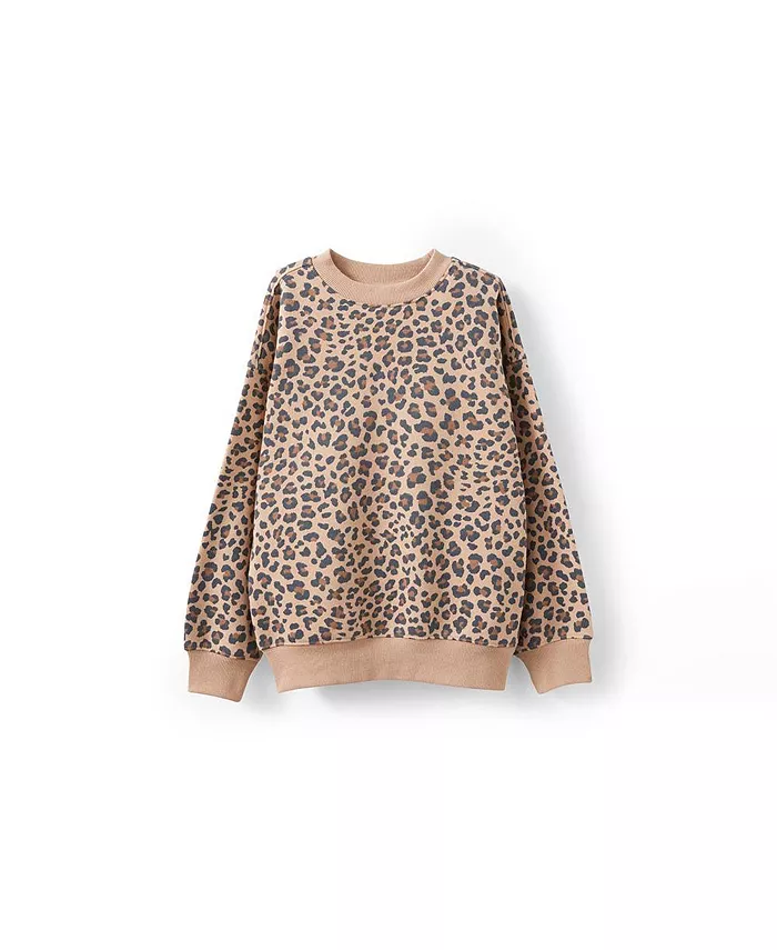 

Толстовка Little Girls Sammy Oversized Crew COTTON ON, оранжевый