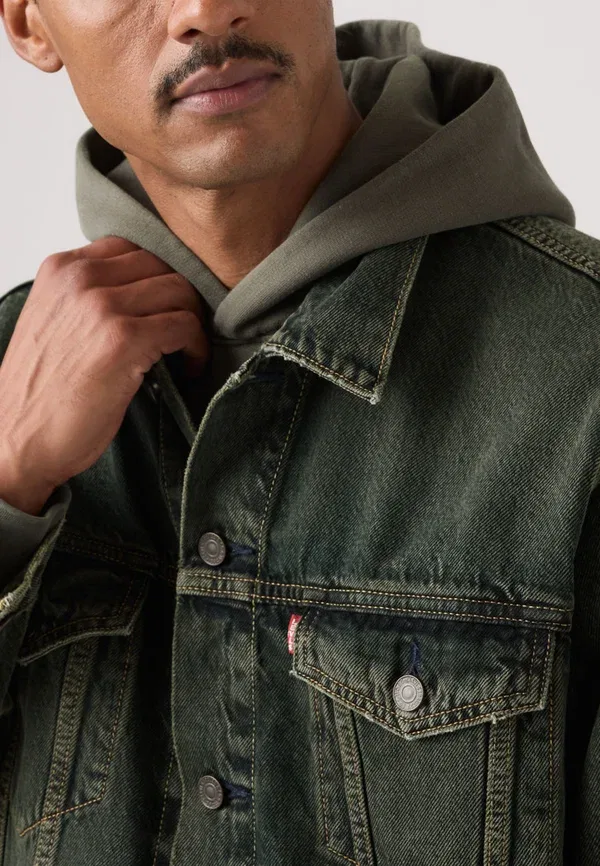 Куртка джинсовая trucker свободного кроя Levi'S, цвет пыльный — фото 4