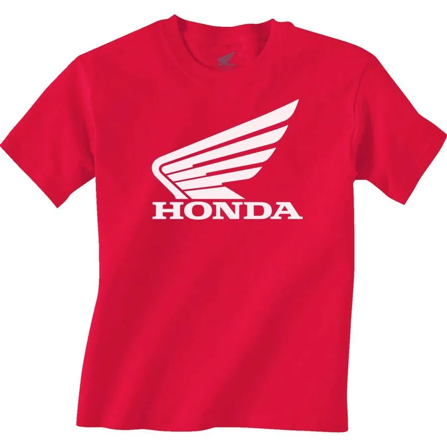 Футболка с изображением молодежного крыла Honda Apparel, Red
