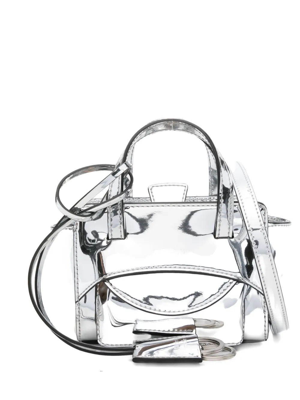 

Сумка-тоут Flap XS Hidesins, серебристый