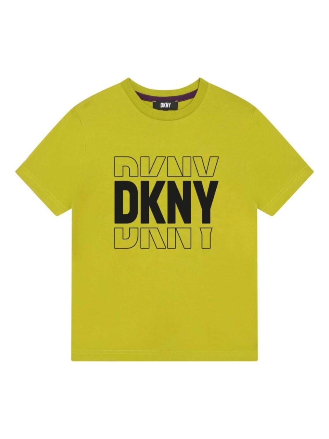 

DKNY футболка с логотипом, желтый