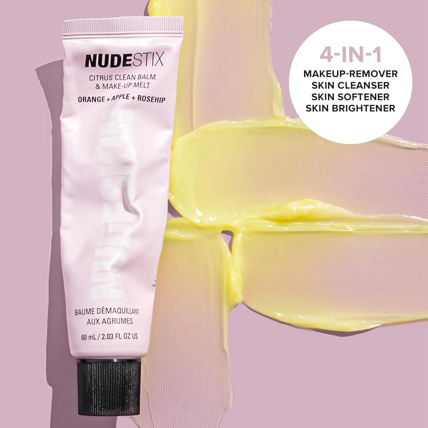 Средство для снятия макияжа Nudestix — Очищающий бальзам Citrus Clean Balm & Make-Up Melt - веганский очищающий бальзам -в-1 для — фото 2