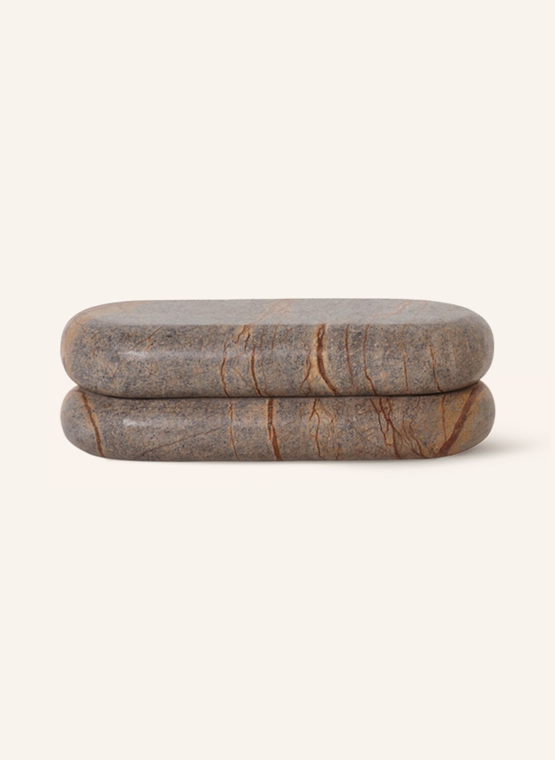 Ящик для хранения Ferm Living BENDUM, высота 5,5 см, ширина 19 см, темно-коричневый