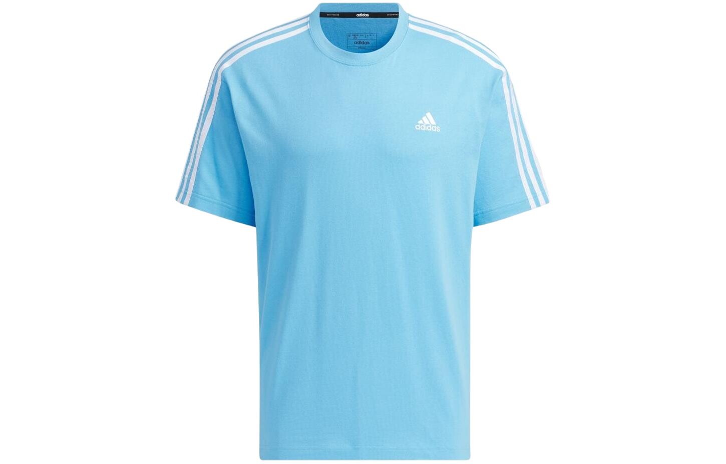 

Одежда Футболка мужская синяя Adidas, синий