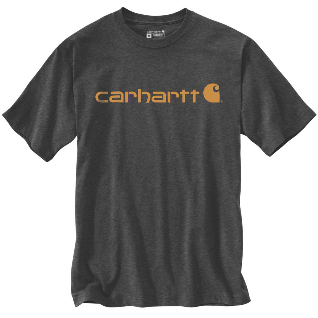 

Футболка Carhartt EMEA Core Logo Workwear Short Sleeve T-Shirt, темно-серый