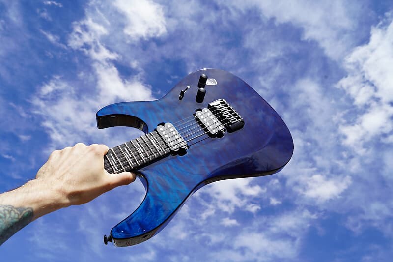 

Электрогитара Schecter DIAMOND SERIES Reaper-6 Elite - Deep Ocean Blue 6-String Electric Guitar