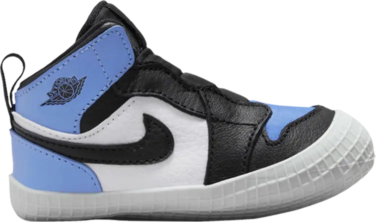 

Кроссовки Air Jordan 1 Crib Bootie 'UNC Toe', синий