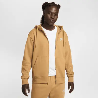 

Худи Nike Sportswear Club Fleece, цвет Flax/Flax/White