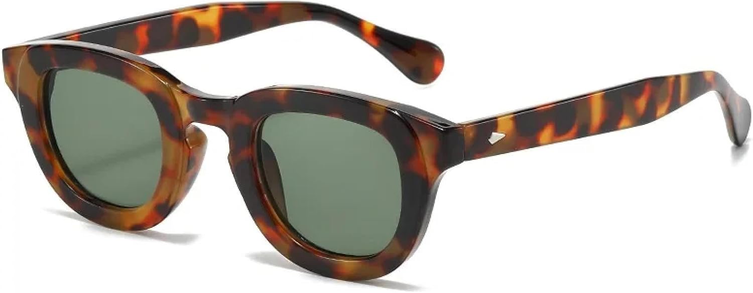 

Овальные солнцезащитные очки для женщин с заклепками, солнцезащитные очки UV400, винтажные круглые солнцезащитные очки для мужчин, модные роскошные серые солнцезащитные очки SZVVBKK, Leopard Green