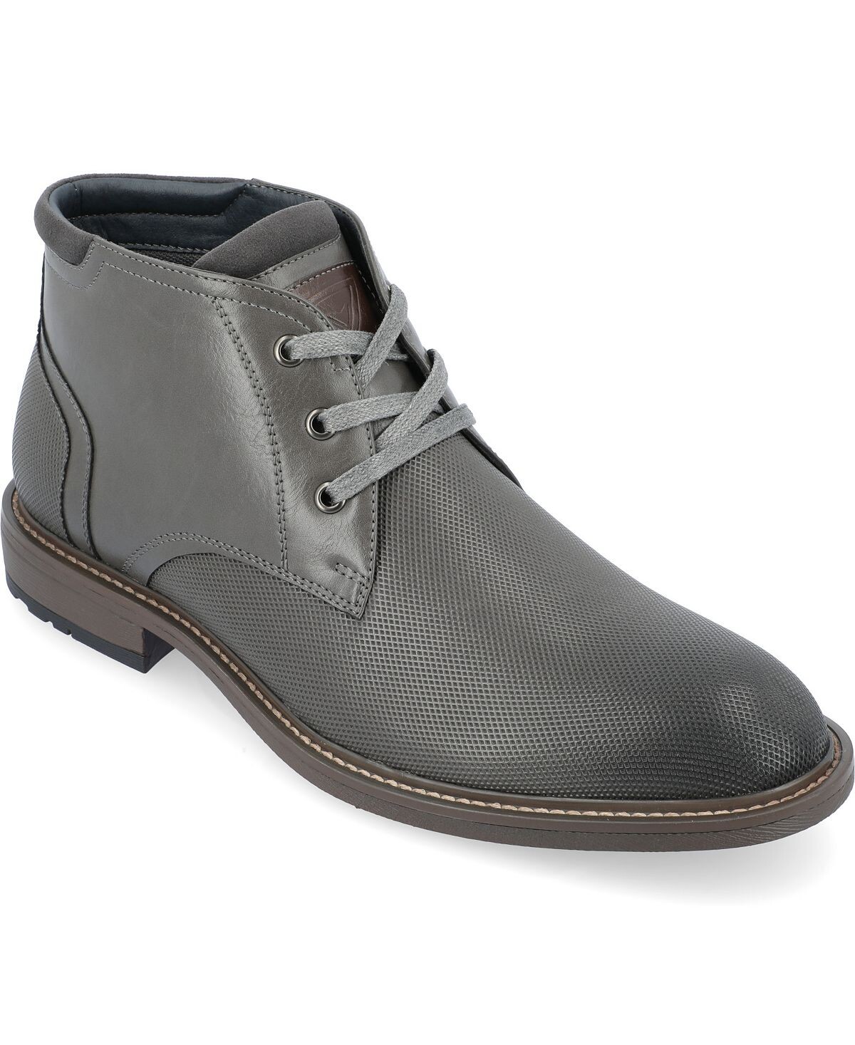 

Мужские ботинки Chukka из пеноматериала Vaughn Tru Comfort с круглым носком и шнуровкой Vance Co.