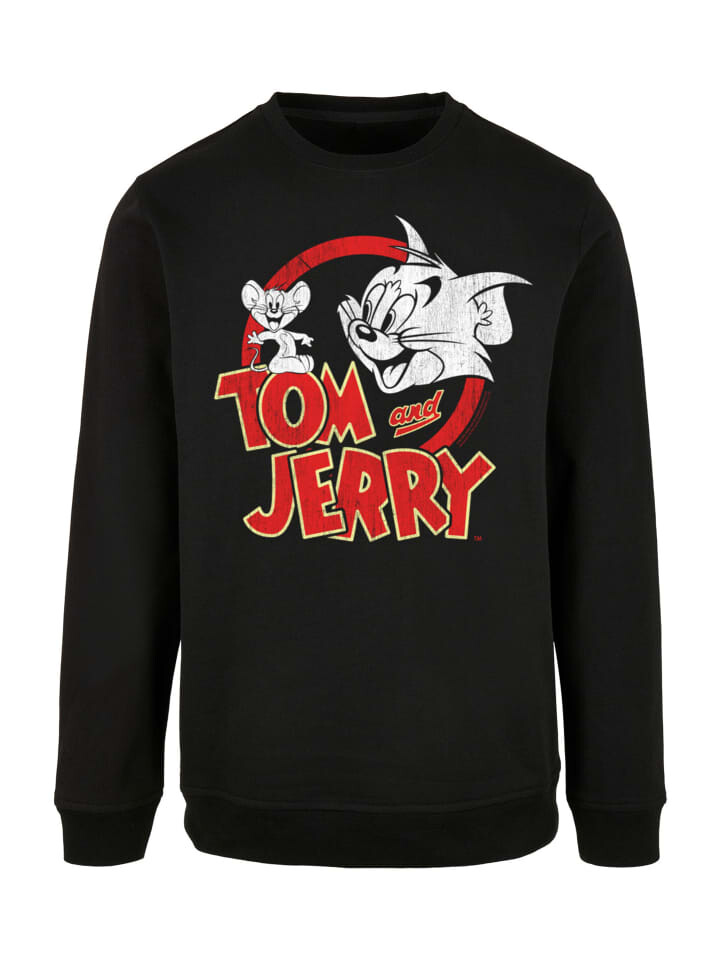 

Толстовка F4NT4STIC Tom und Jerry Distressed Logo, черный