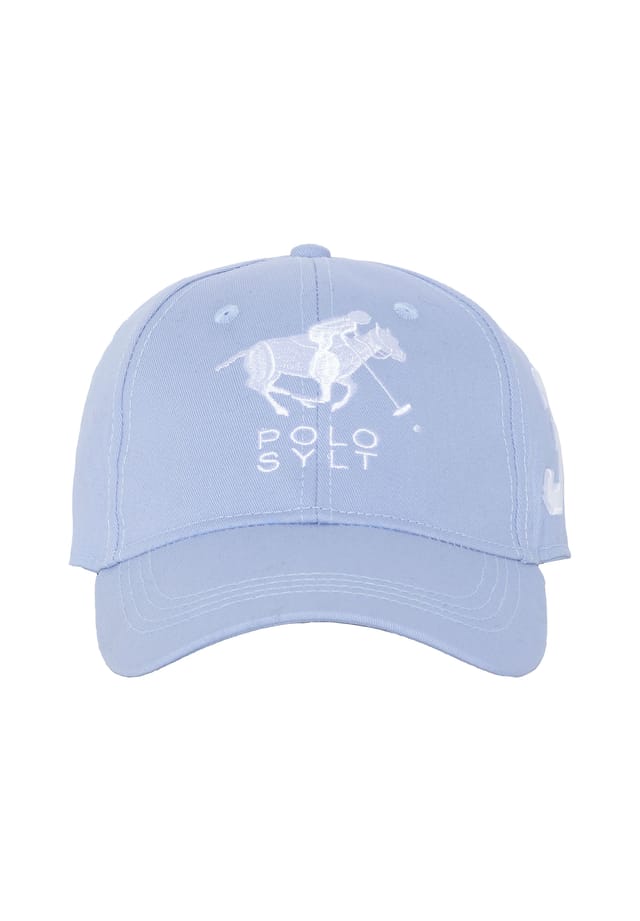 

Бейсболка в дизайне этикетки Polo Sylt, цвет 16-3922 brunnera bl