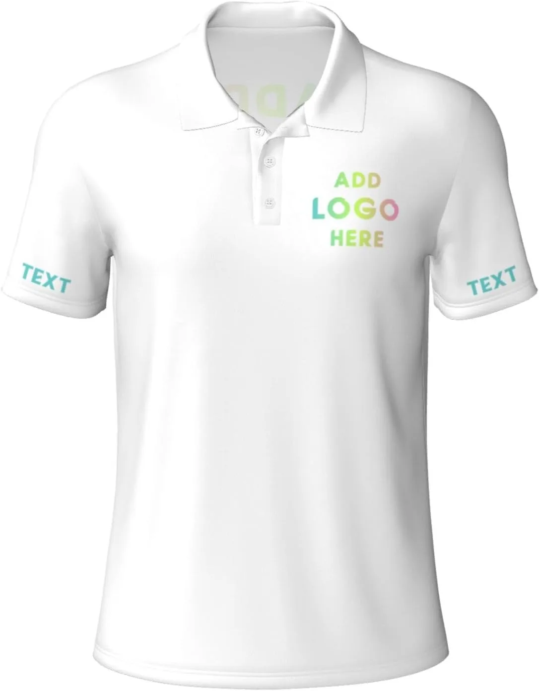 

Мужская поло с коротким рукавом Custom Personalized Funny Golf Shirts for Men