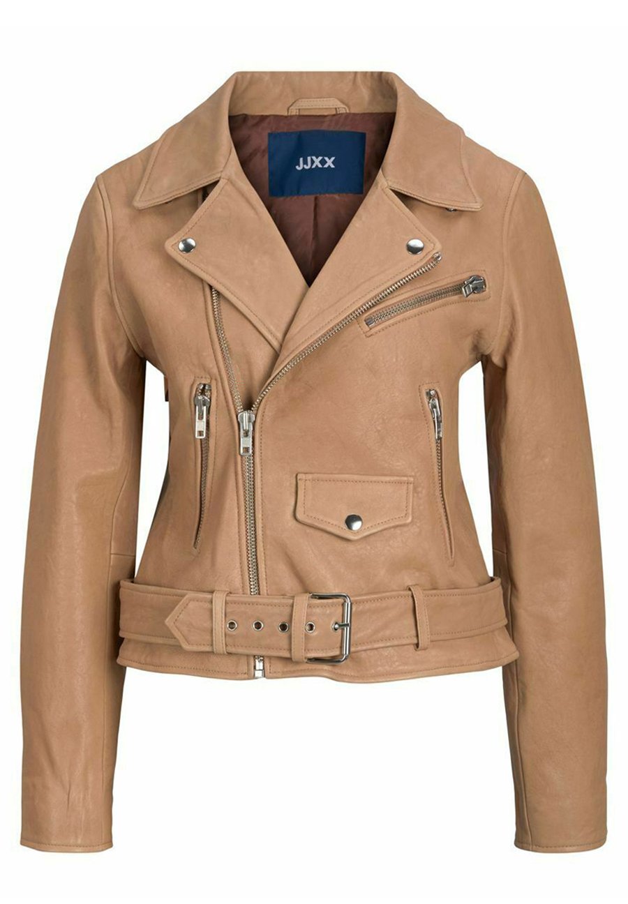 

Кожаная куртка BIKER JXHOLLY JJXX, коричневый