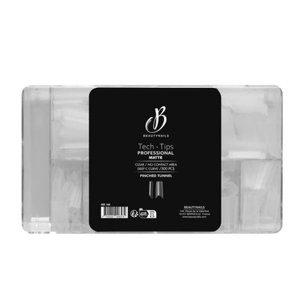 

Набор матовых накладных ногтей Tech-Tips Tunnel - 500 штук. Beautynails