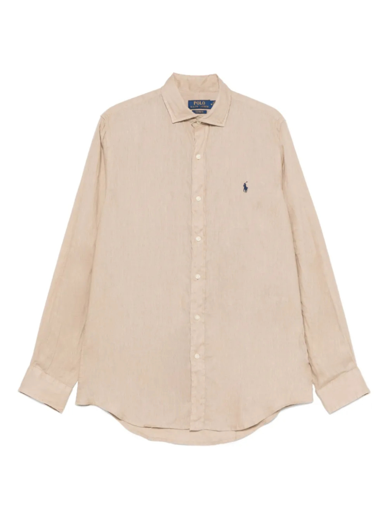 

Льняная рубашка Polo Ralph Lauren, коричневый