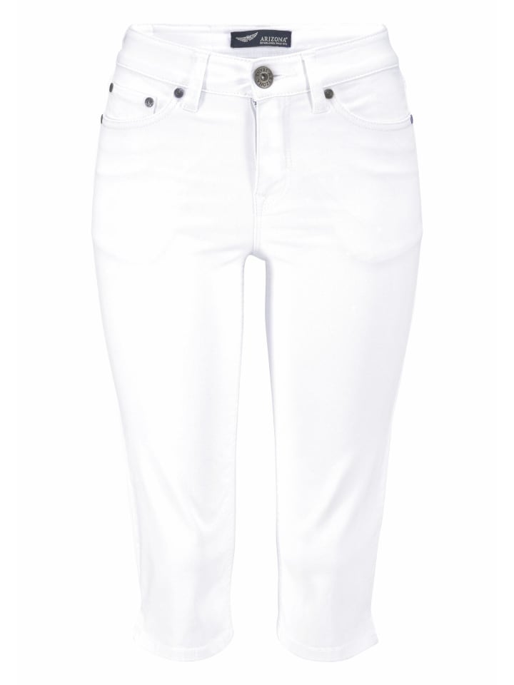 

Джинсы капри белого цвета ARIZONA