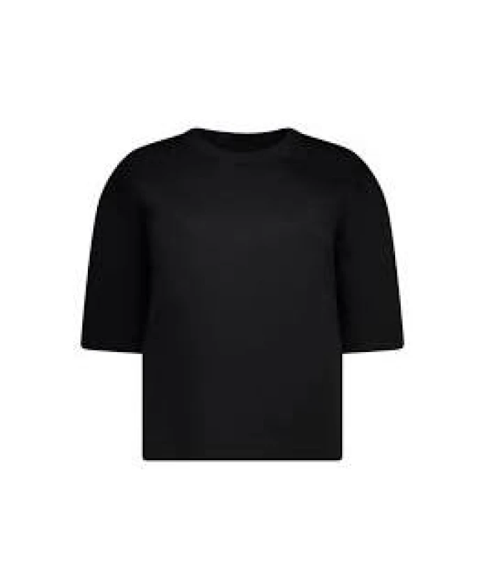 

Повседневная хлопковая футболка Max Mara, черный