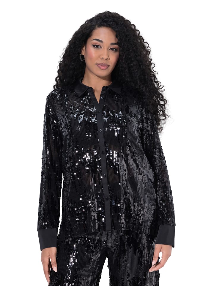 

Ulla Popken Черная блузка