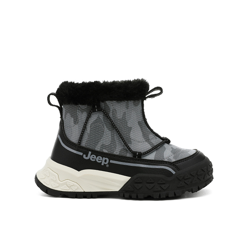 Детские зимние сапоги Kids Jeep, snowflake розовый/orchid фиолетовый[thickened and fleece-lined-warm lock temperature] — фото 4