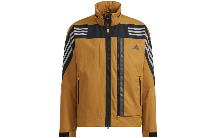 

Куртка мужская пшенично-коричневая Adidas, коричневый