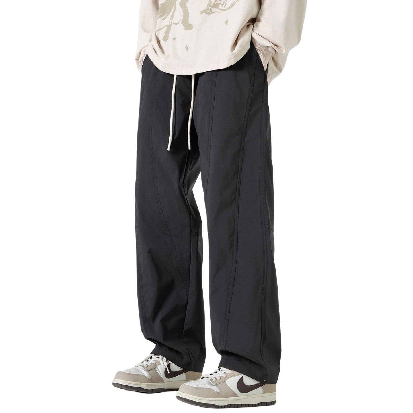 

Повседневные брюки Unisex Moderate Straight Fit Jeep, черный