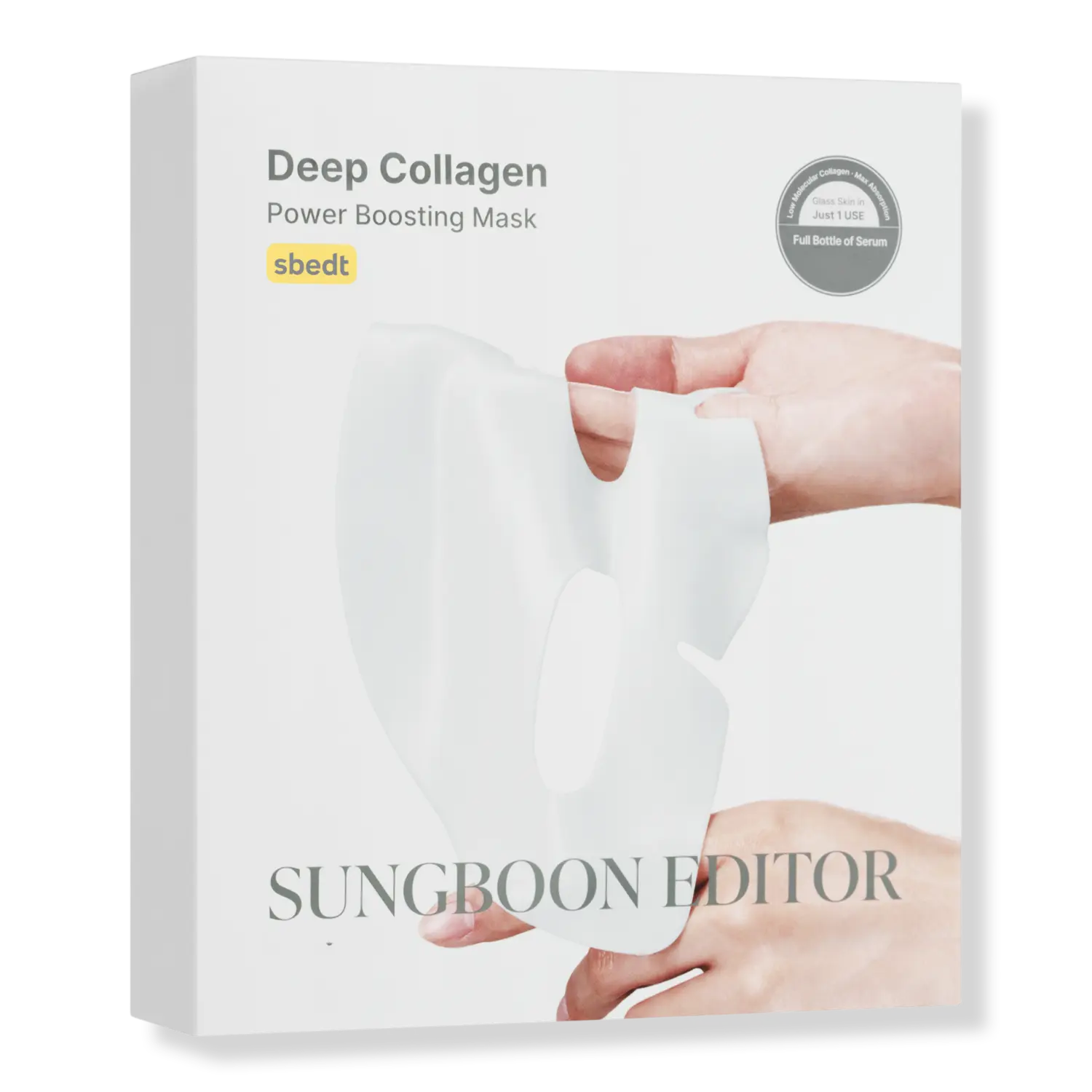 

Тканевая маска для лица на ночь, усиливающая выработку коллагена SUNGBOON EDITOR