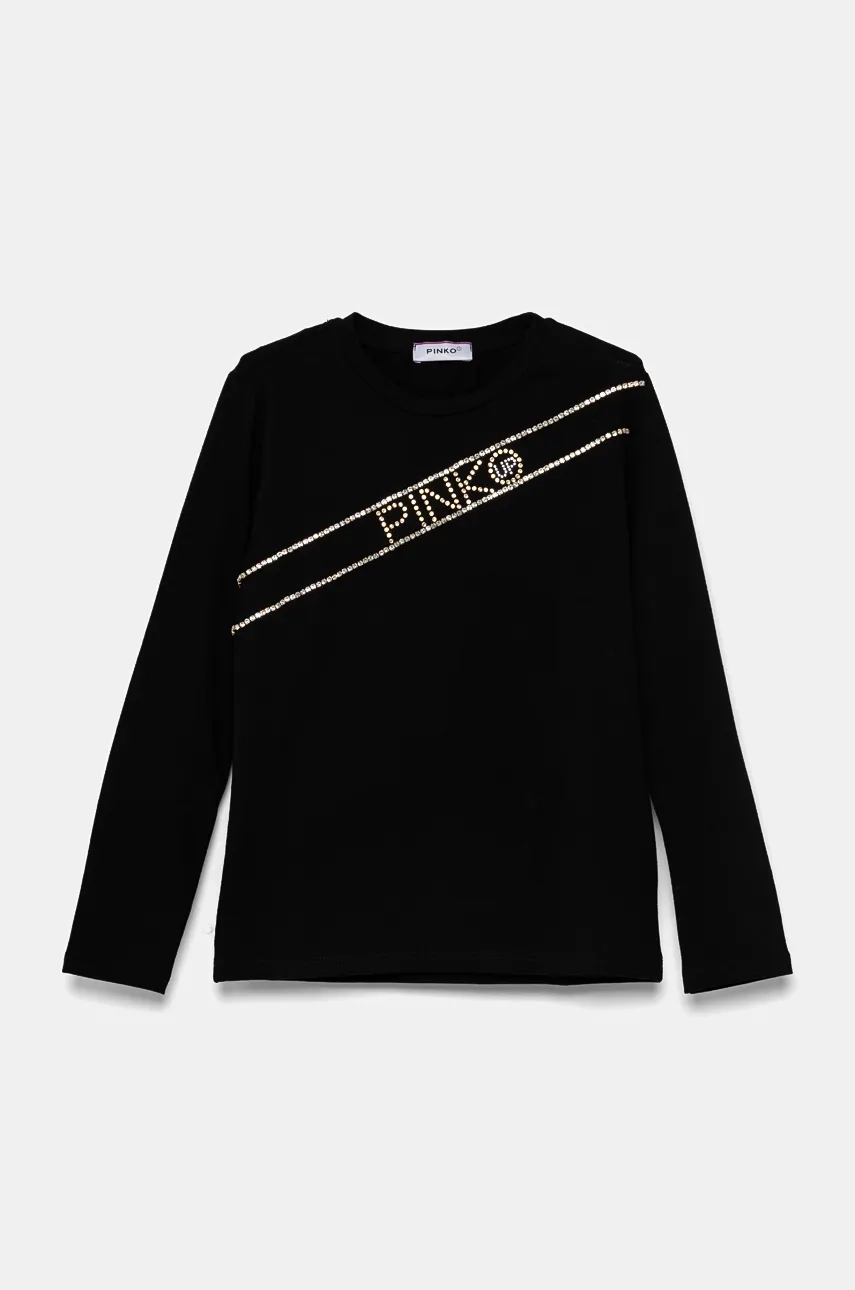 

Детская футболка с длинными рукавами Pinko Up, черный