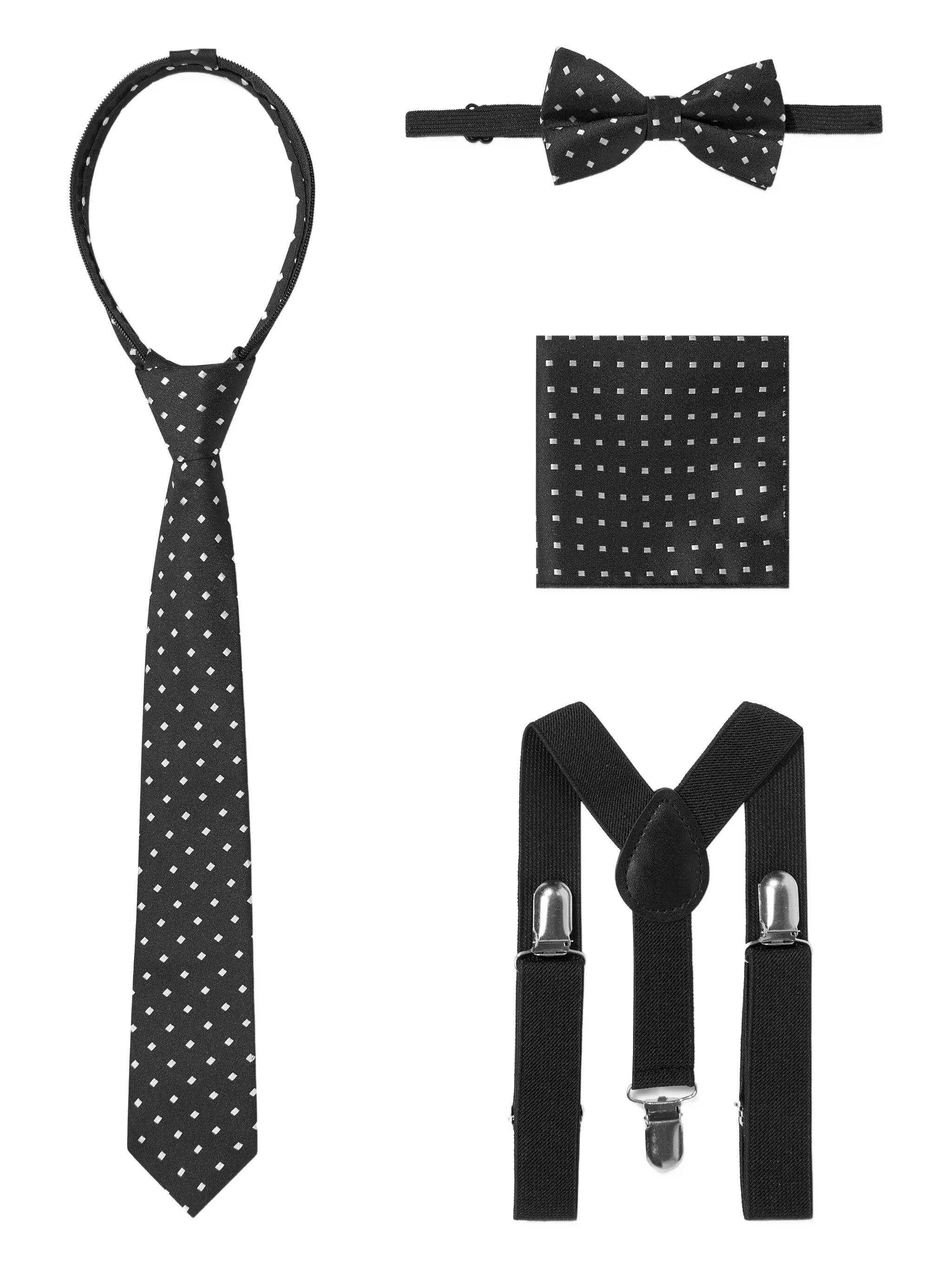 Костюм с однобортным пиджаком Suitlab Kids, черный — фото 4