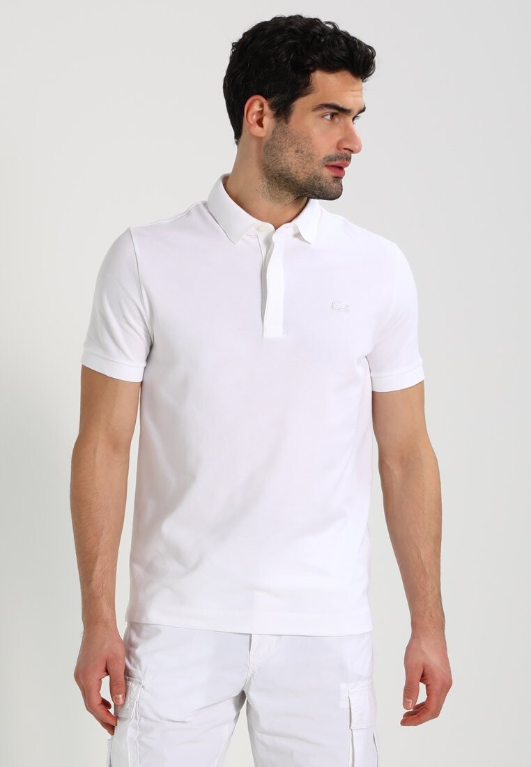

Рубашка-поло Lacoste, белая, Белый, Рубашка-поло Lacoste, белая