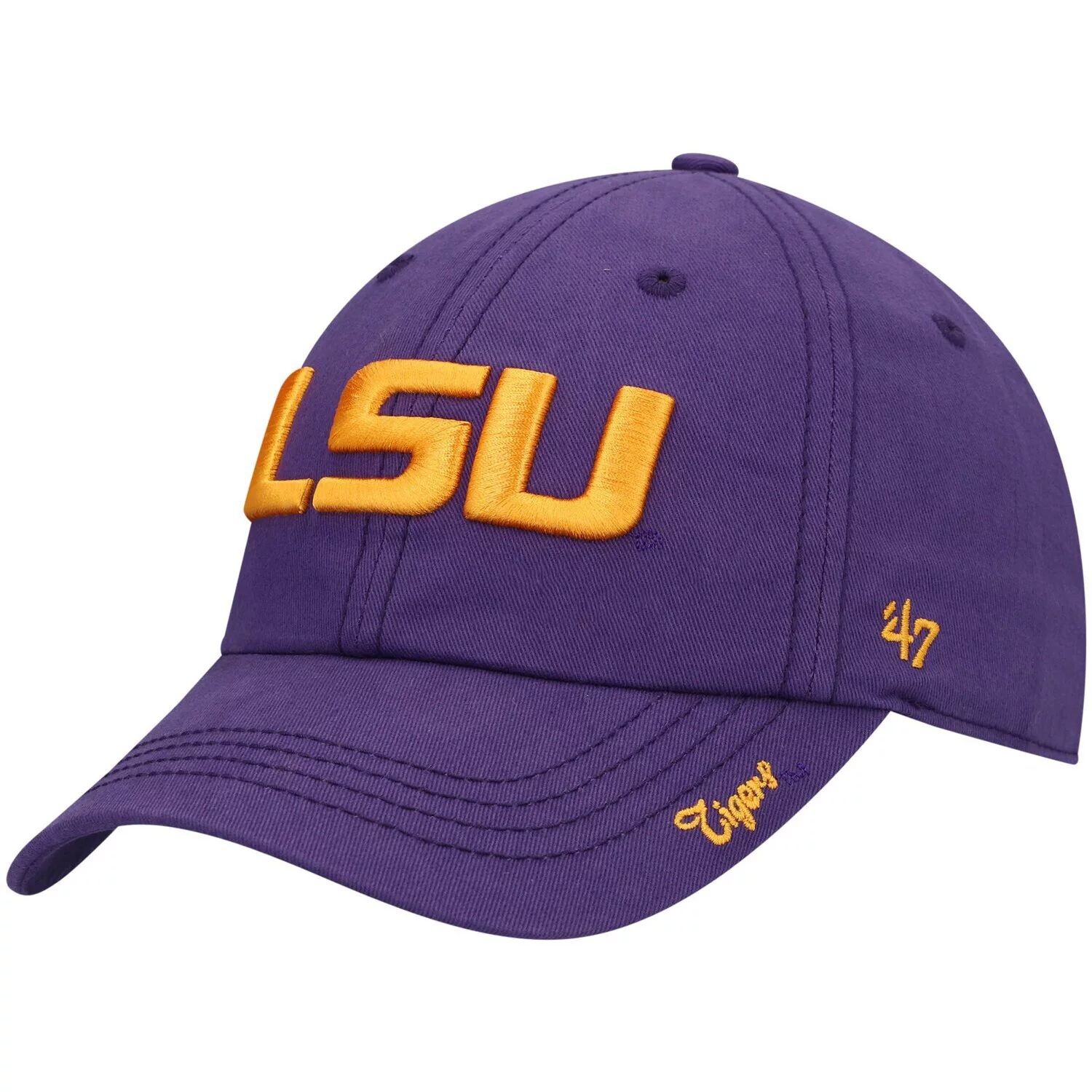 

Женская фиолетовая регулируемая шляпа с логотипом LSU Tigers Miata 2047 года
