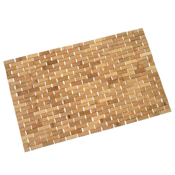

Коврик для ванной MCW B18, 79x1x50 см, коричневый